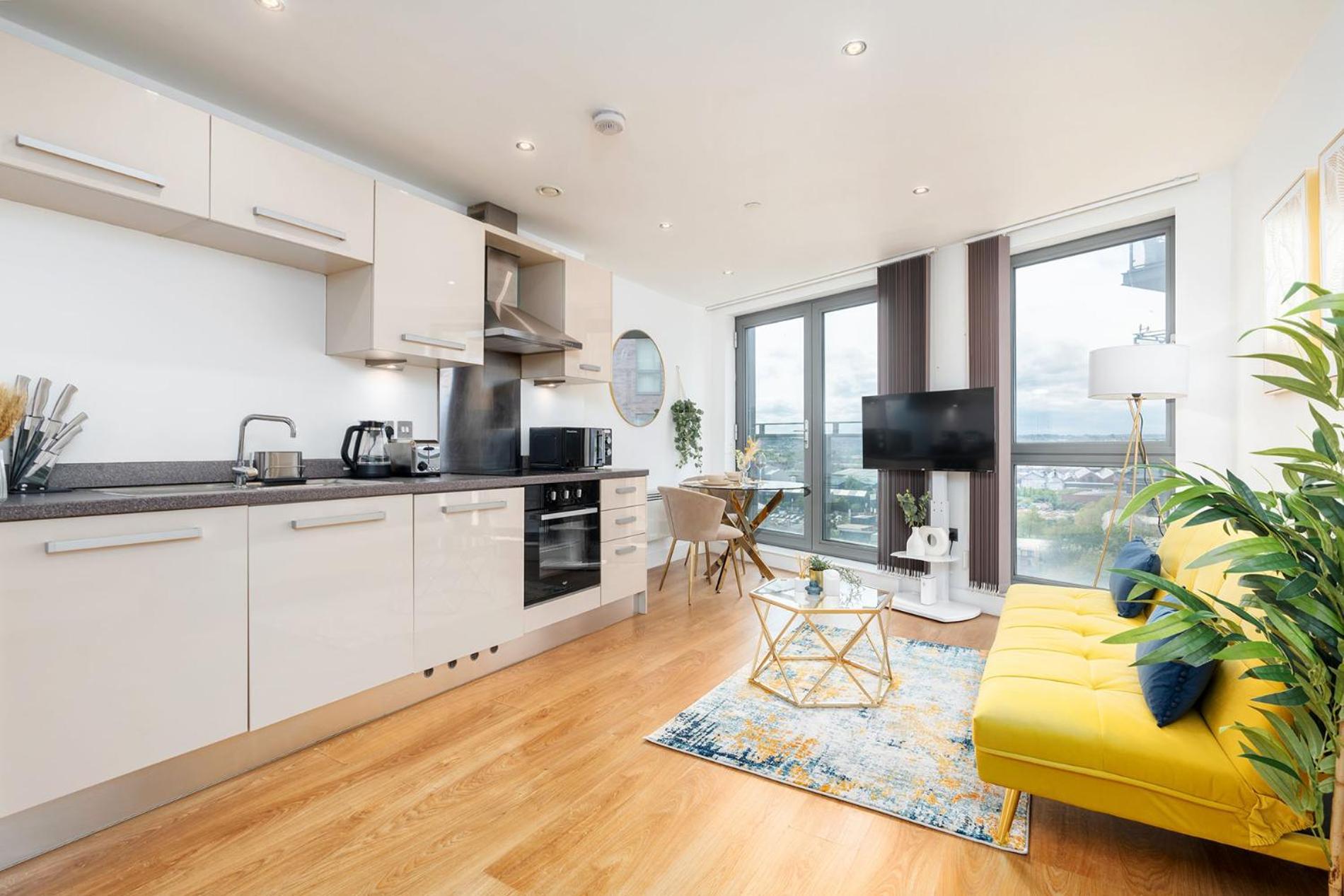 Exclusive Apartment - City Centre - Free Parking -Wifi Netflix- Juliet Balcony Leeds  Exterior foto